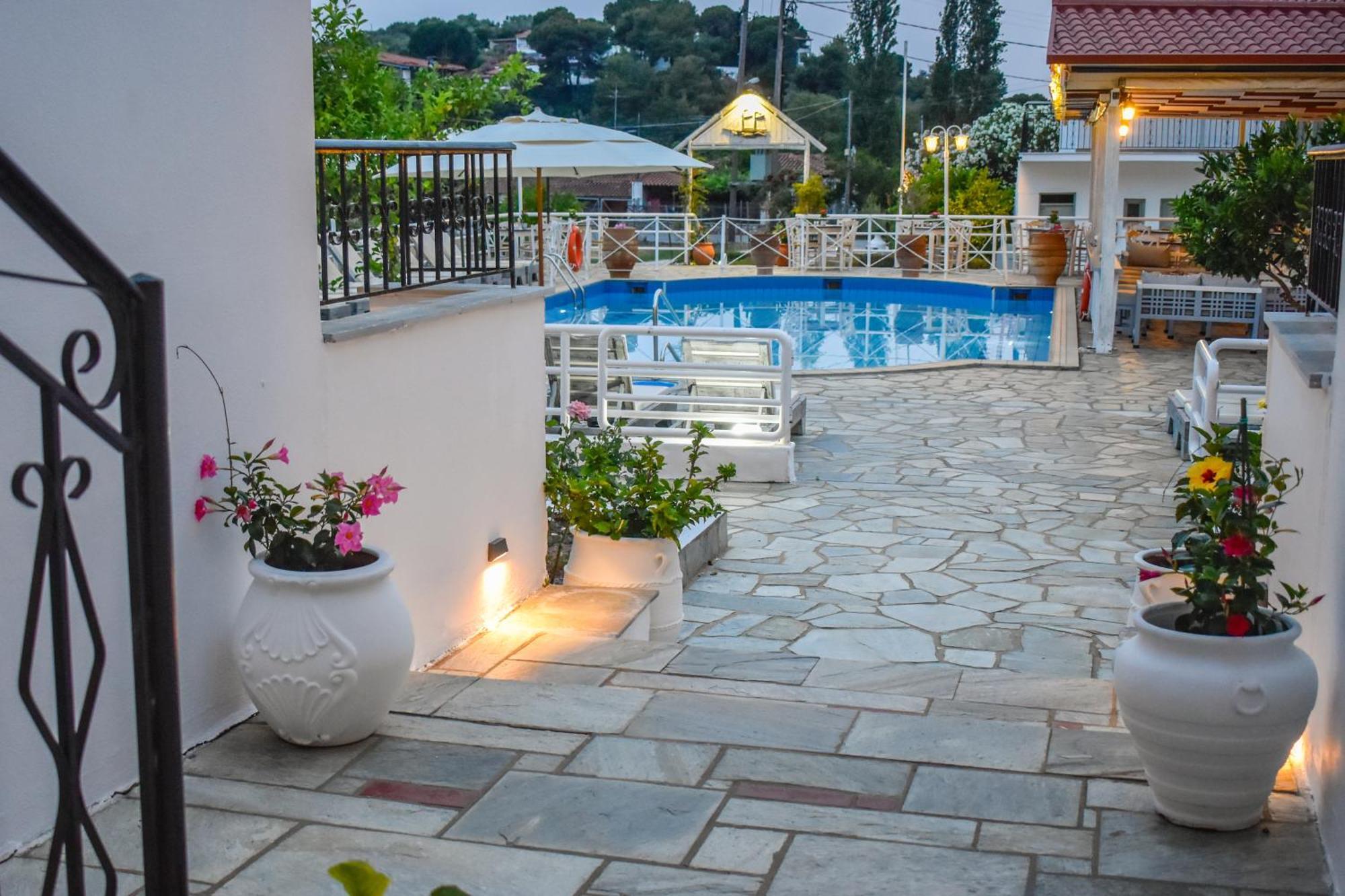Villa Rosa Troulos Exterior foto